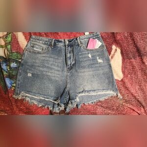 Shoedazzle BRAND NEW size 34 distressed denim cutoff shorts
